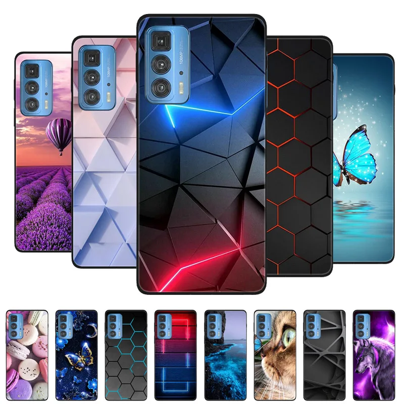 Pre Motorola Moto Edge 20 Pro Case Soft Silikónový zadný kryt TPU pre Motorola Moto Ed.