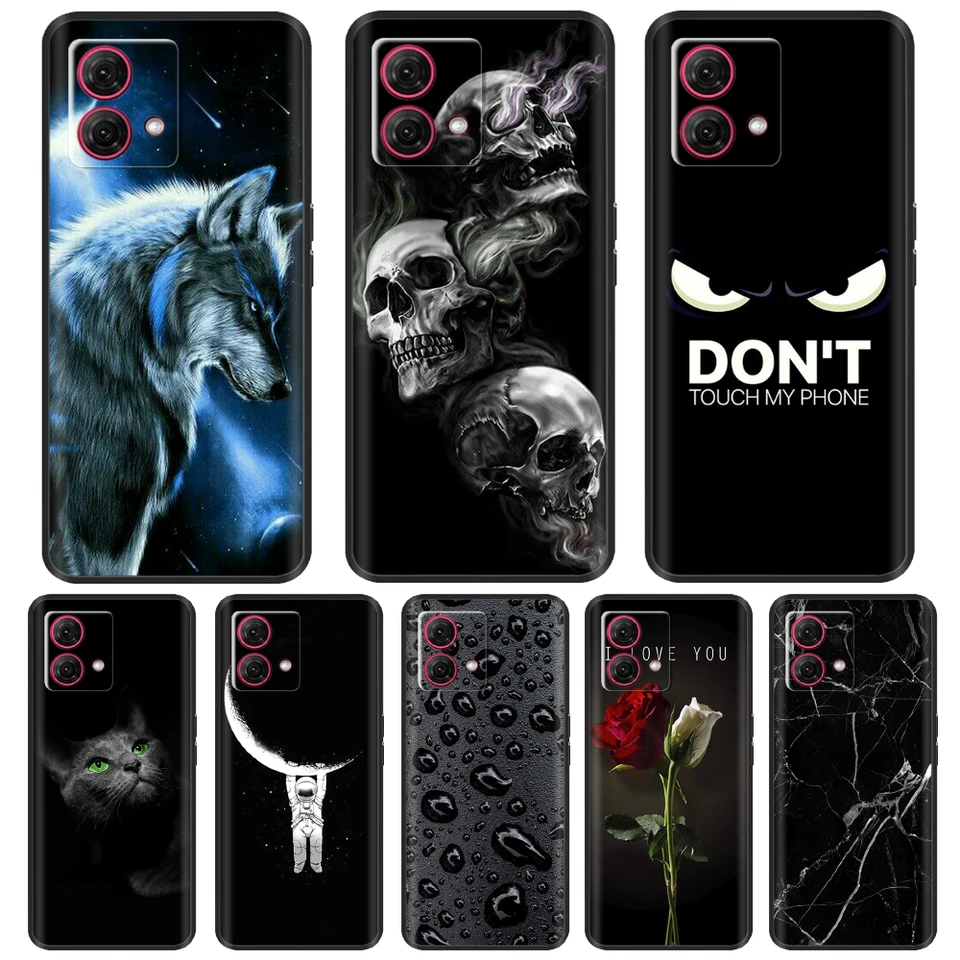 Pre Motorola Moto G84 2023 Púzdro Krásny mramorový maľovaný kryt silikón mäkký čierny telefón Shell pre Motorola Moto G84 G 84 5G nárazník