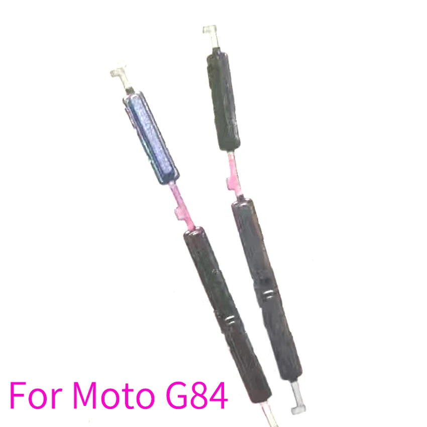 Pre Motorola Moto G84 napájací spínač zapnutia hlasitosti nahor dole dole bočné tlačidlo