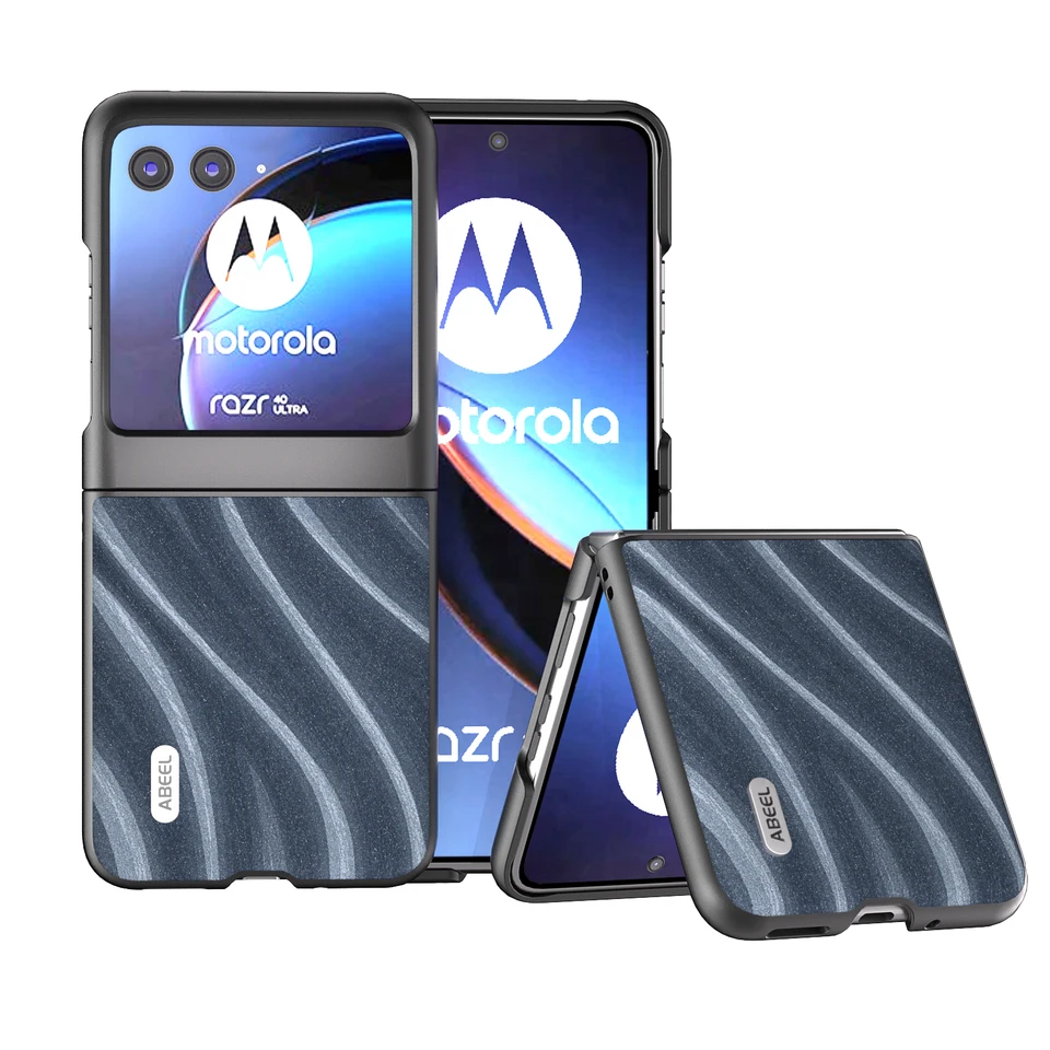 Pre Motorola Razr 40 Ultra Moto Razr 40ultra 2023 Pasce Luxusné matné flitre skladanie Shock Shock odolný v oblasti ochrany tvrdého krytu príslušenstvo