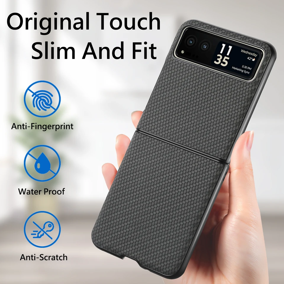 Pre Motorola Razr 50 40 Ultra 5G Puzdro pre pokožku ultra tenké farebné skladanie nárazu odolného v oblasti nárazu