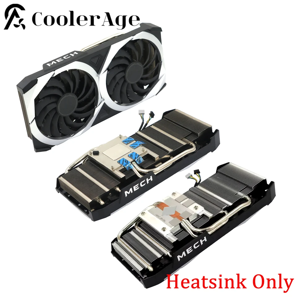 Pre MSI RX 6600 6600XT Mech VIode Card Heatisnk RX6600 RX6600XT Grafická karta Náhradné chladič