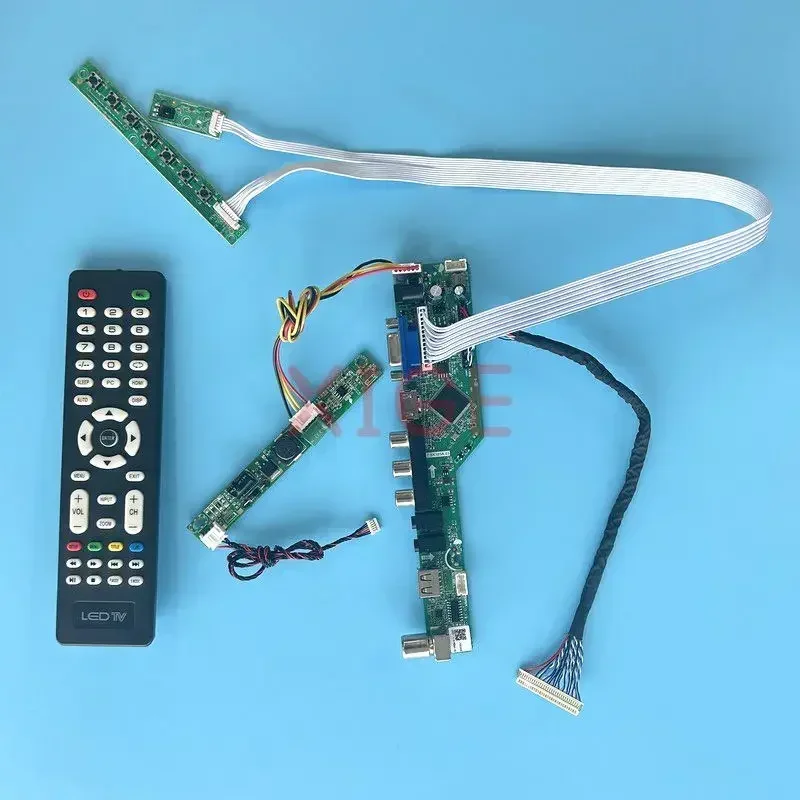 Pre MV270FHM M270HCJ M270HGE M270HW02 LCD radič LVDS 30-kolíková obrazovka Analog TV Signál VGA+HDMI+AV+USB 27 