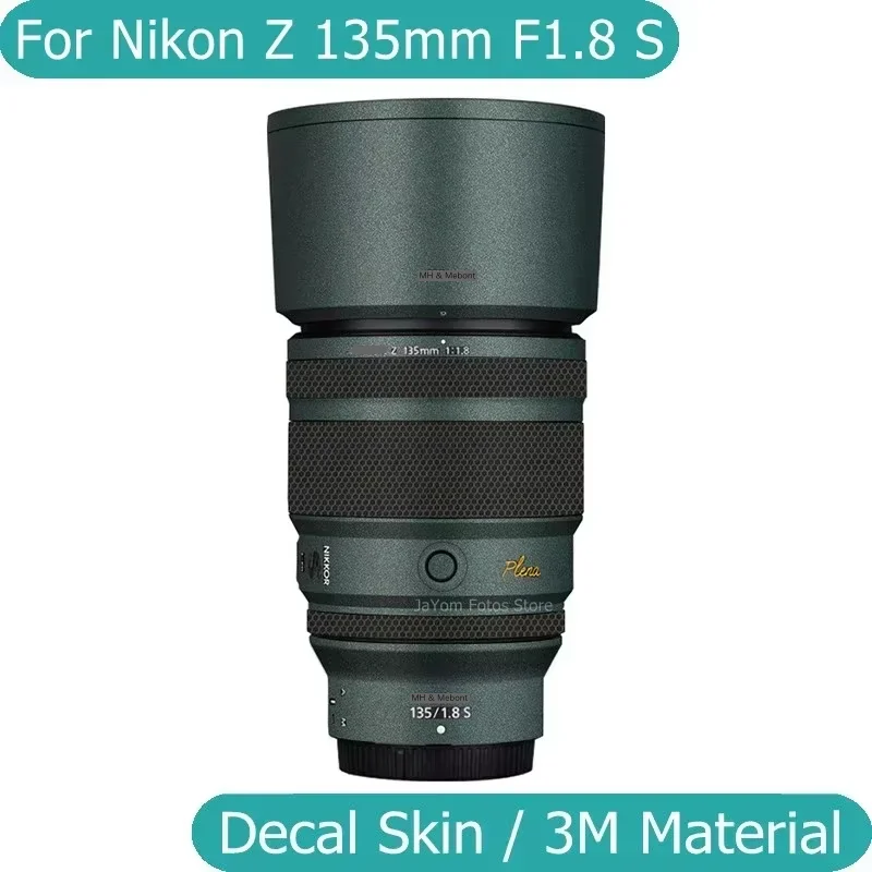 Pre Nikon Z 135 mm F1,8 S Plena Decal Coin Camera Camera Sticker Vinyl Wrap Film Coat pre Nikkor Z135 135 1,8 F/1,8 F1,8S F/1,8S