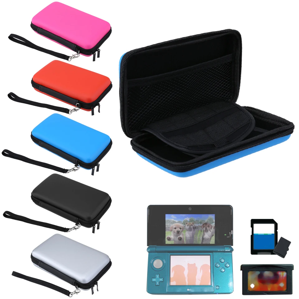 Pre Nintendo 3DS NOVÉ 3DS NDSI NDSL BAG ORGANICE Prenosné prenosné prenosné úložné puzdro Držiteľ hier Game Accessories