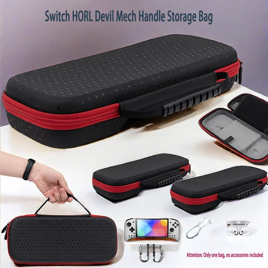 Pre Nintendo Switch Hori Split Pad Pro Controller prenášanie puzdra Storage Bag Gamepad Protect Box Cestovné puzdro Game Card Slot