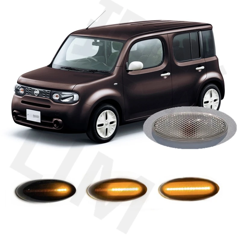 pre Nissan Cube Z12 2009 2010 2010 2012 2013 2014 Sekvenčná lampa Dynamic LED indikátor bočného markerového markera Signal Light Accessories