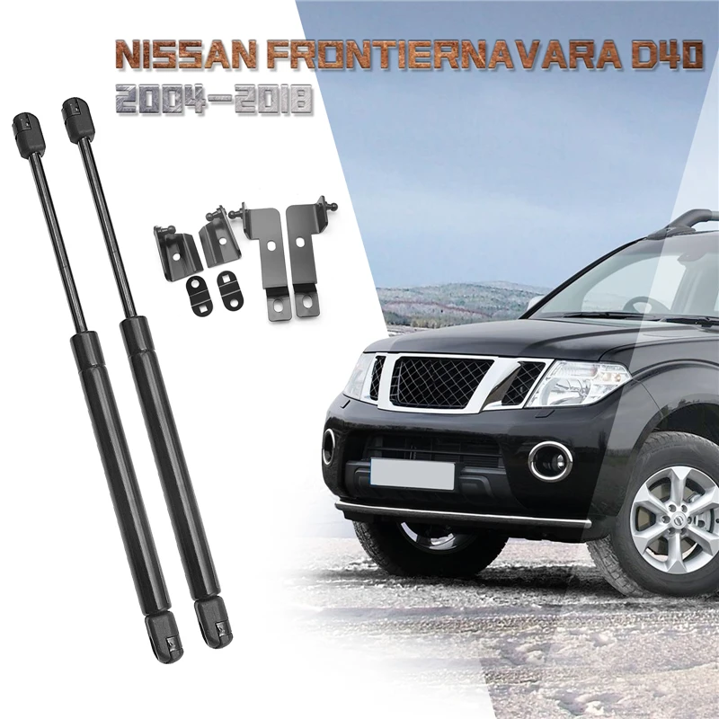 Pre Nissan Frontier Navara D40 2004 2005 2006 2007 2008-2018 Predná kapucňa automobilu Súprava krytu kapucň