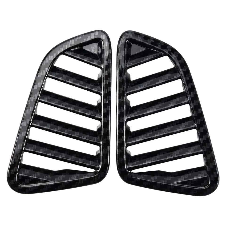 pre Nissan Navara NP300 2016-2019 Carbon Air Conditioning Outlet Vent Rám kryt nálepky príslušenstvo
