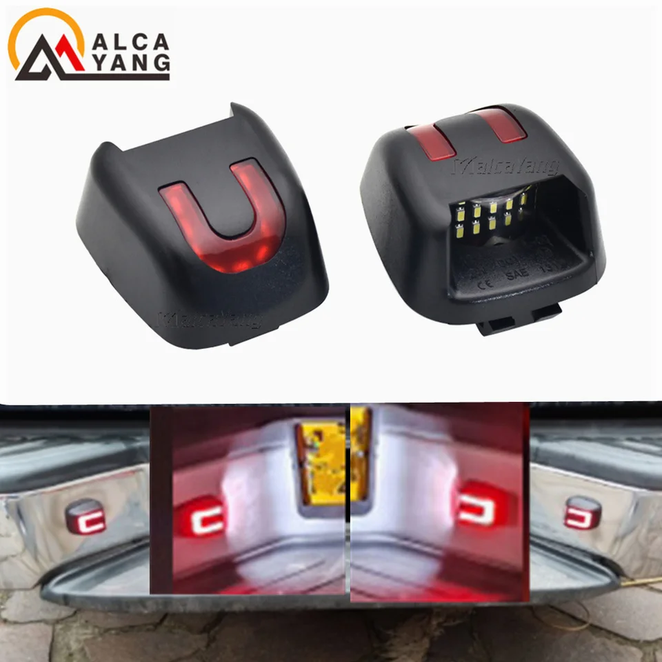 Pre Nissan Titan Xterra Armada Frontier Suzuki Rovátor LED licencia LIGHT DASKA SVETLO LAMPS WHITE+ČERVENÉ LIGHT 2KS