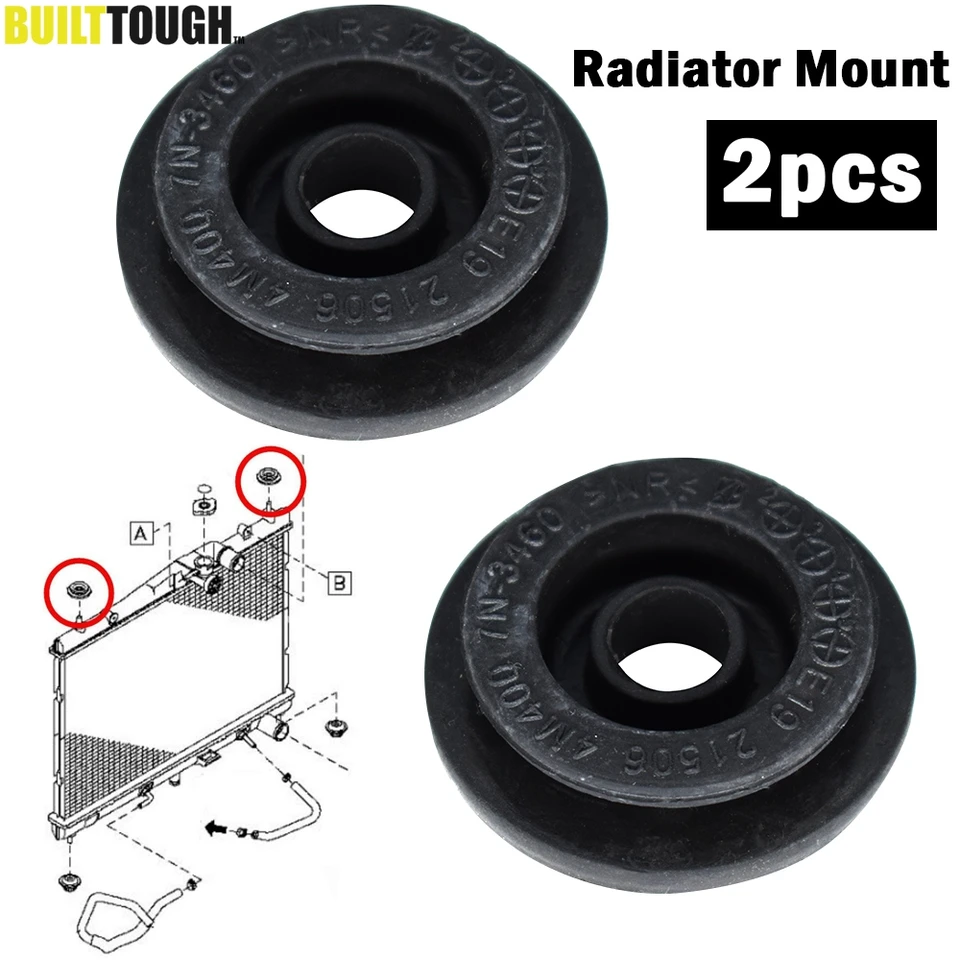 Pre Nissan X-Trail Juke T30 T31 T32 Rogue S35 2 NSB-048 21506-4M400 RADIÁTOR Mount Bushing Gum Držiteľ gumy