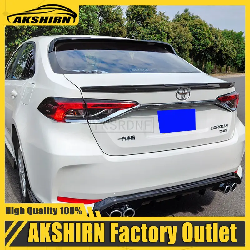 Pre nové Toyota Corolla 2019 2020 2021 2022 Vysoko kvalitný skutočný ABS uhlíkový vzhľad