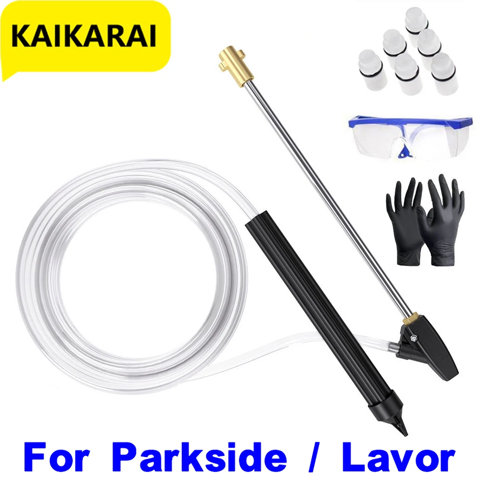 Pre nástroje Parkside Tools Adaptér/lavor tlakovej podložky piesková piesková súprava Sandblaster Lance Lance Tryska piesková piesková tryska