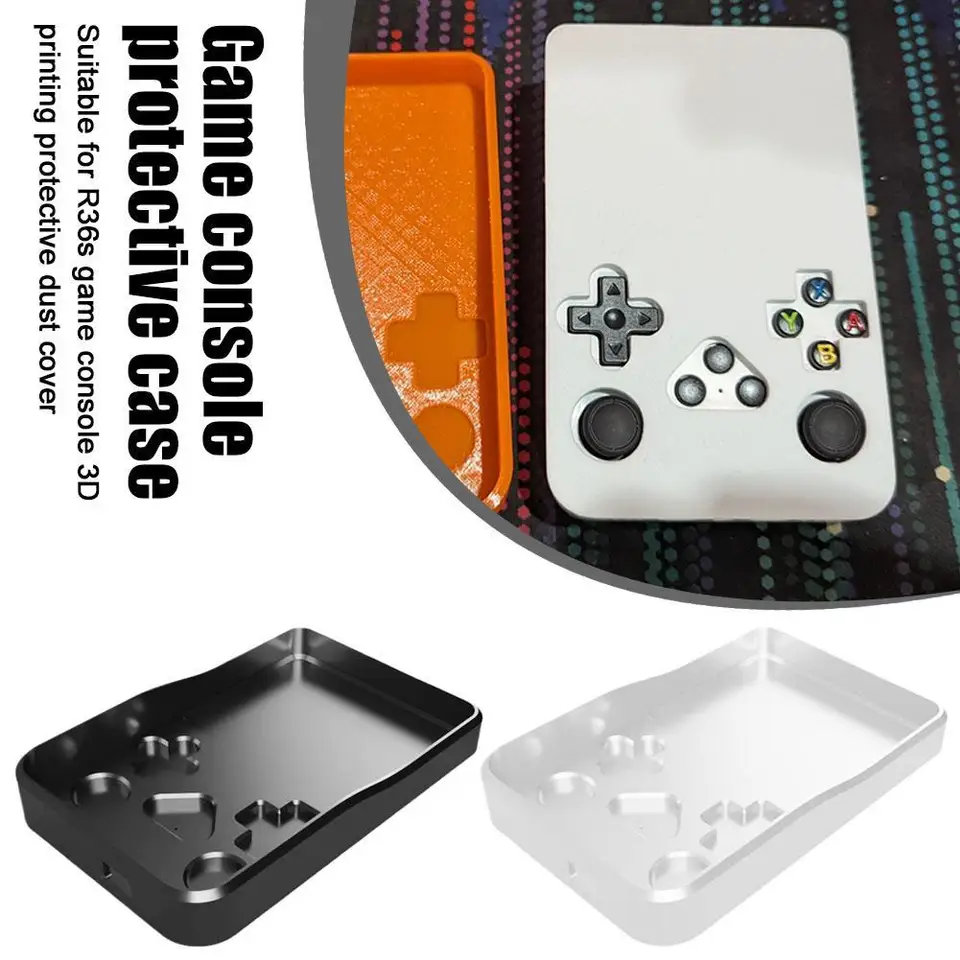 Pre ochranné puzdro R36S Game Console PETG 3D tlač Ochranný prachový kryt prachu/protiprotnia/ochrana proti Fall Game Console Accesso
