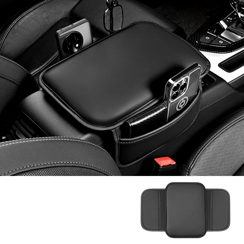 Pre Opel Astra Corsa Antara Meriva Zafira Insignia Mokka Car lakťová lakťová lakťová lakťová lakťová krabica kožené vankúše Storage Bag Support
