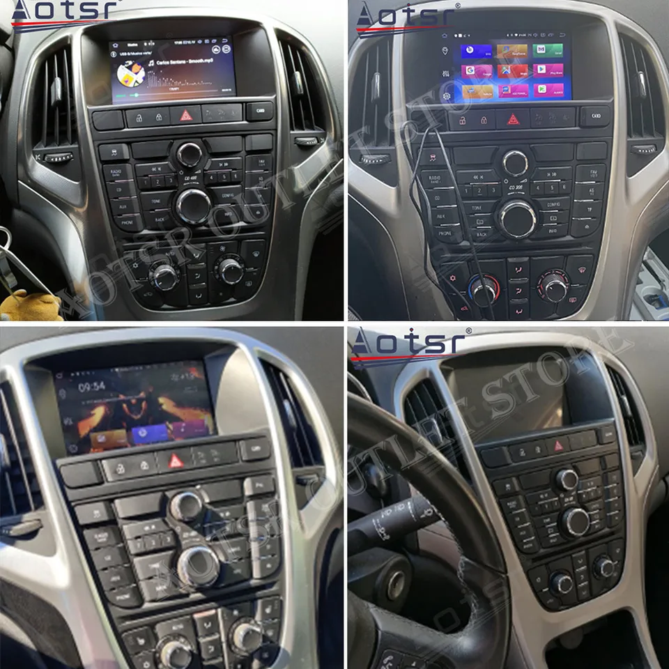 Pre Opel Astra J 2010 2012 2012 2013 2013 Multimediálny rozhlasový prehrávač Stereo Android 10 Auto Audio GPS Navigation Head Unit 1Din DSP