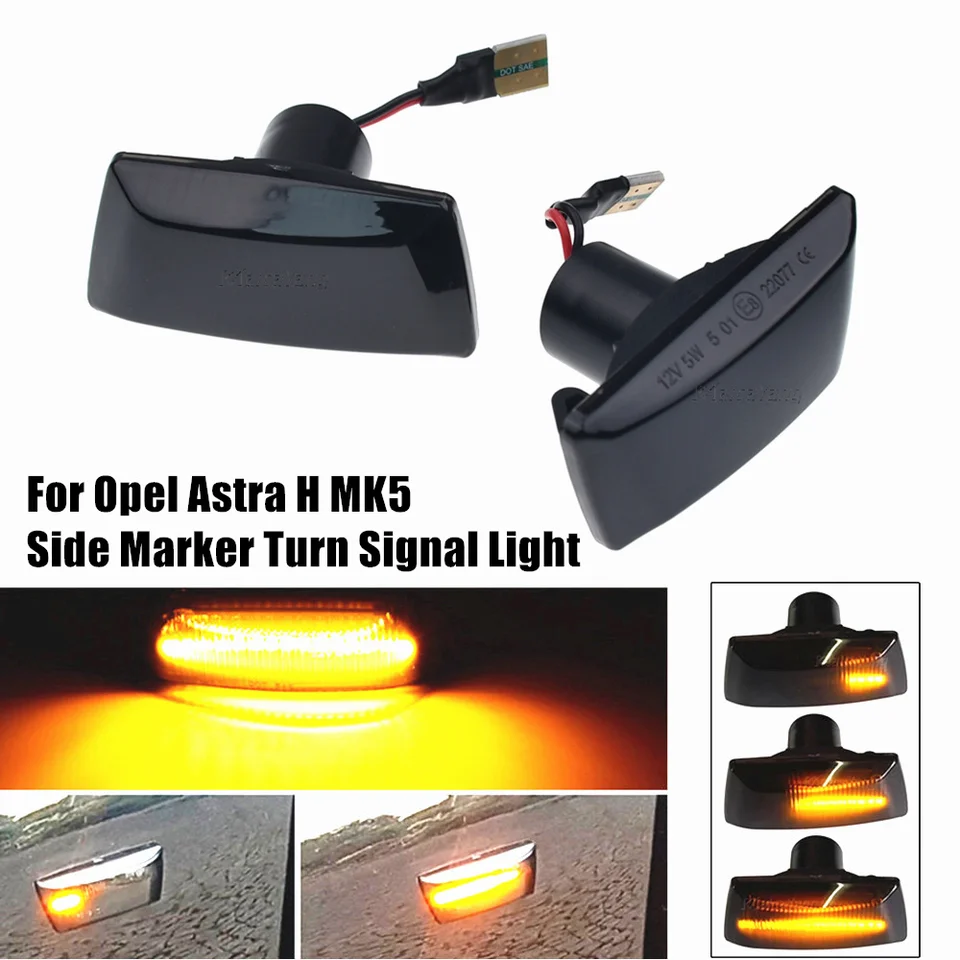 Pre Opel Insignia Astra H Zafira B Corsa D pre Chevrolet Cruze LED Dynamic Marker Turn Signal Signál sekvenčný blinker
