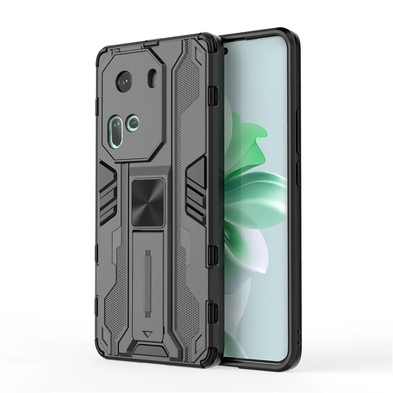 Pre OPPO Reno 11 5G Case CAR Magnetic Držiteľ stánok Armor Funda pre OPPO Reno11 5G 6.7 