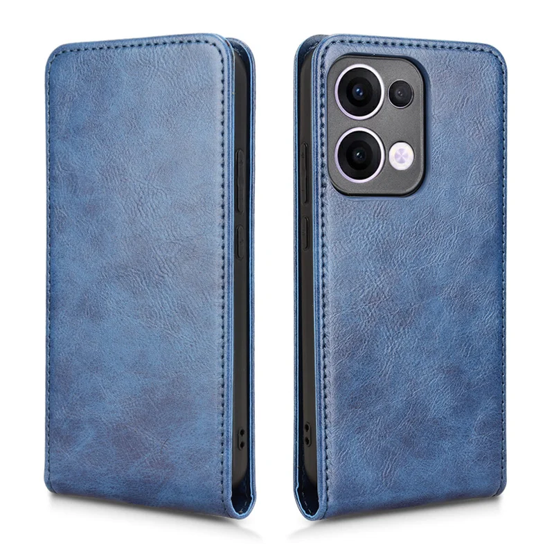 Pre Oppo Reno 13 5G Global Flip Up and Down Case pre puzdro Oppo Reno 13 5G kožené sloty na kartu Puzdro
