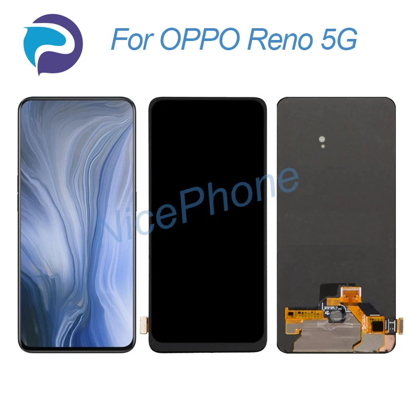 Pre OPPO Reno 5G LCD displej dotykovej obrazovky Digitalizátor výmeny 6.6 