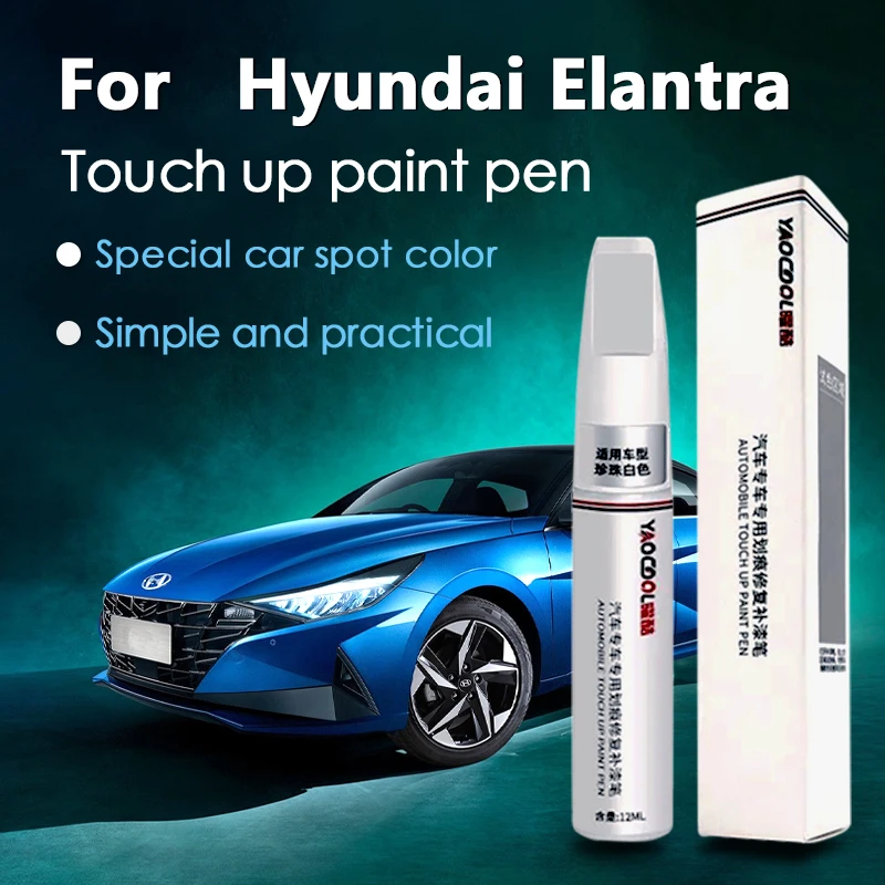 Pre opravu farby Hyundai Elantra Opravy pero polárne biele číre pero špeciálne upravené doplnky na opravu náterov automobilov