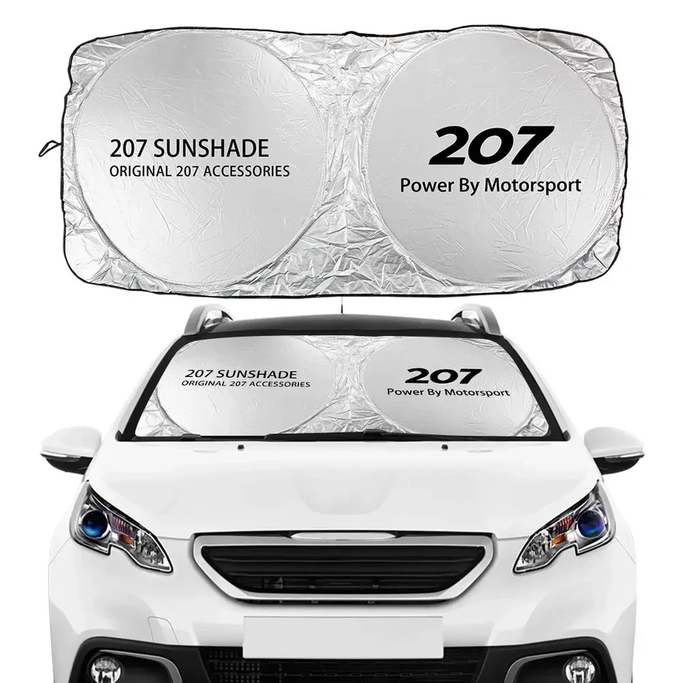 Pre Peugeot 207 Slnko slnečné odtiene predné okno Sunshades Automobile čelné sklo Dáždník kryt chrániča Automatické príslušenstvo Dekorácia