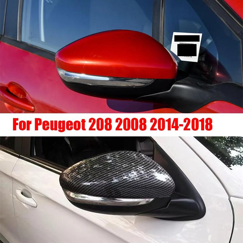 pre Peugeot 208 GT 2008 2014 2015 2016 2017 2018 Polovičné zrkadlové kryt