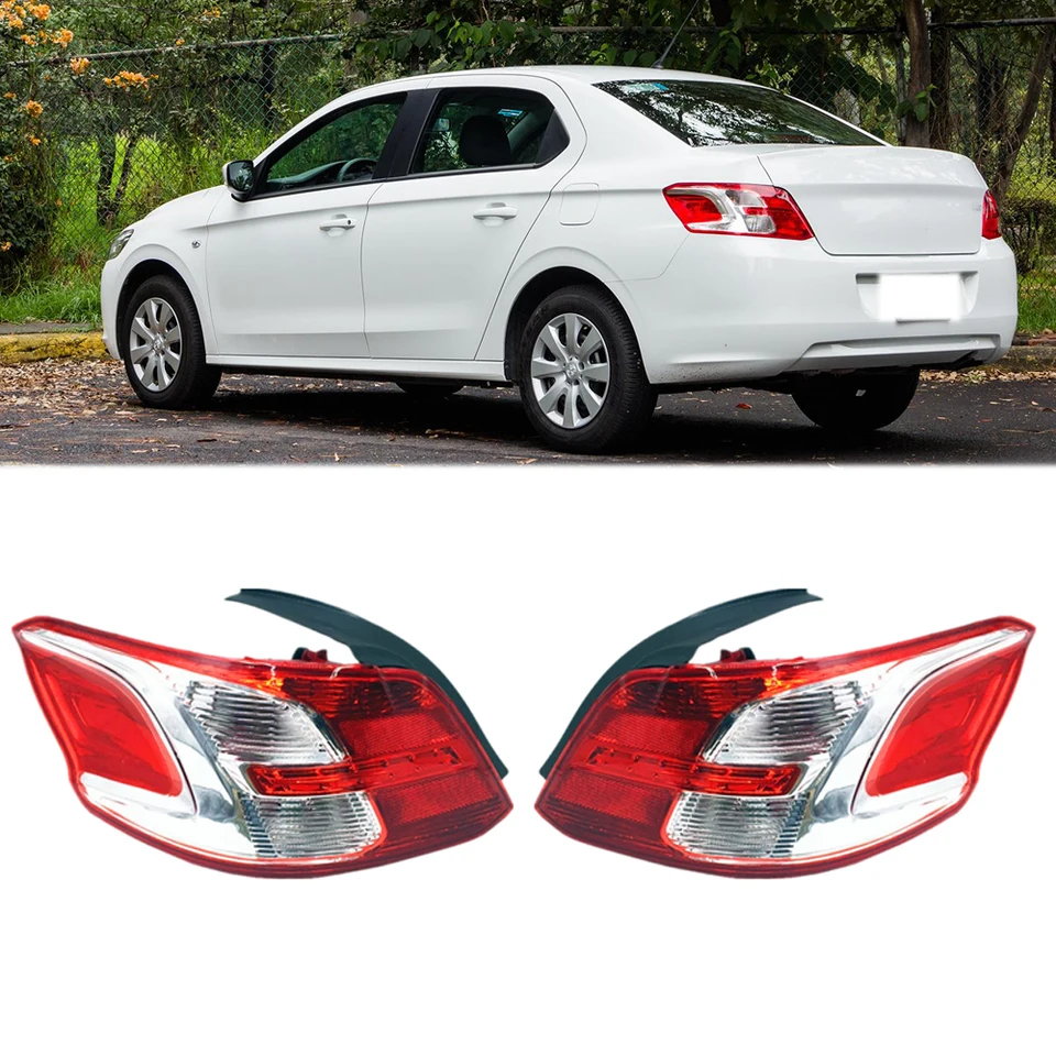 Pre Peugeot 301 2012-2016 TACH LAMP Auto zadné chvostové svetlo SILD SIGNA SIGMILA LED LED Výstražné nárazník LIGHT 9674807780 9674807880