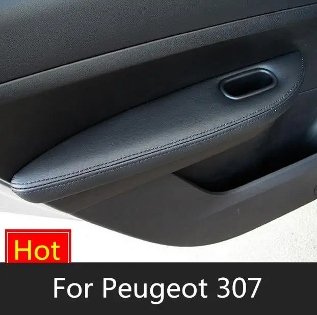 Pre Peugeot 307 Mikrovláknové predné / zadné dvere panely lakťová lakťová lakťová lakťová kryt