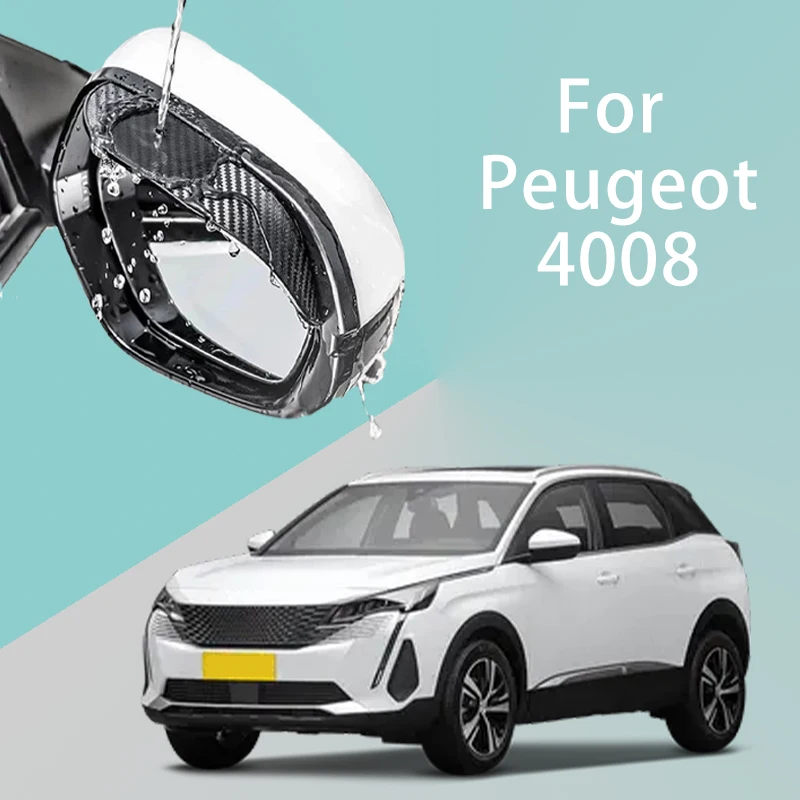 Pre Peugeot 4008 Carvew Mirror Rain Rain Brow Zhustá textúra textúry Zrkadlo zrkadla Rain Rain Brow Brow