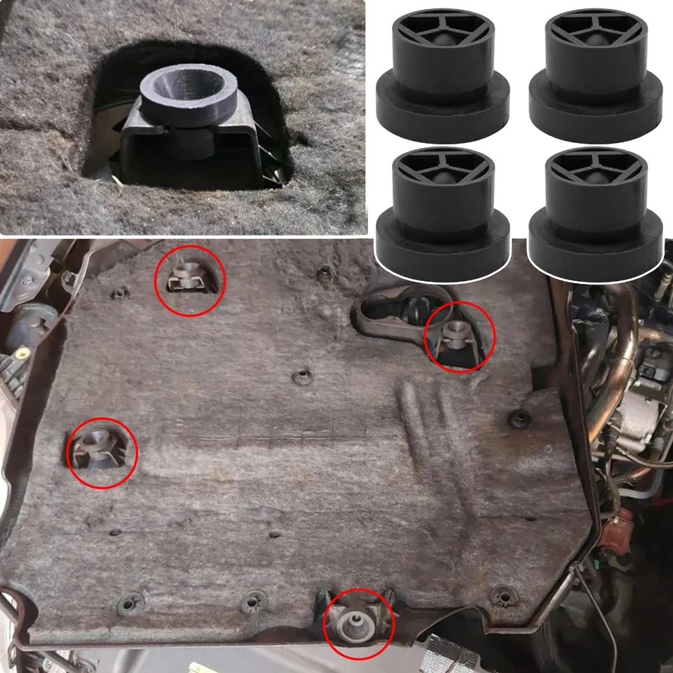 Pre Peugeot 407 4 ks 2,0 Diesel Motor Horný kryt Gromme Guma Buffer Mount Mount Bush Stopper