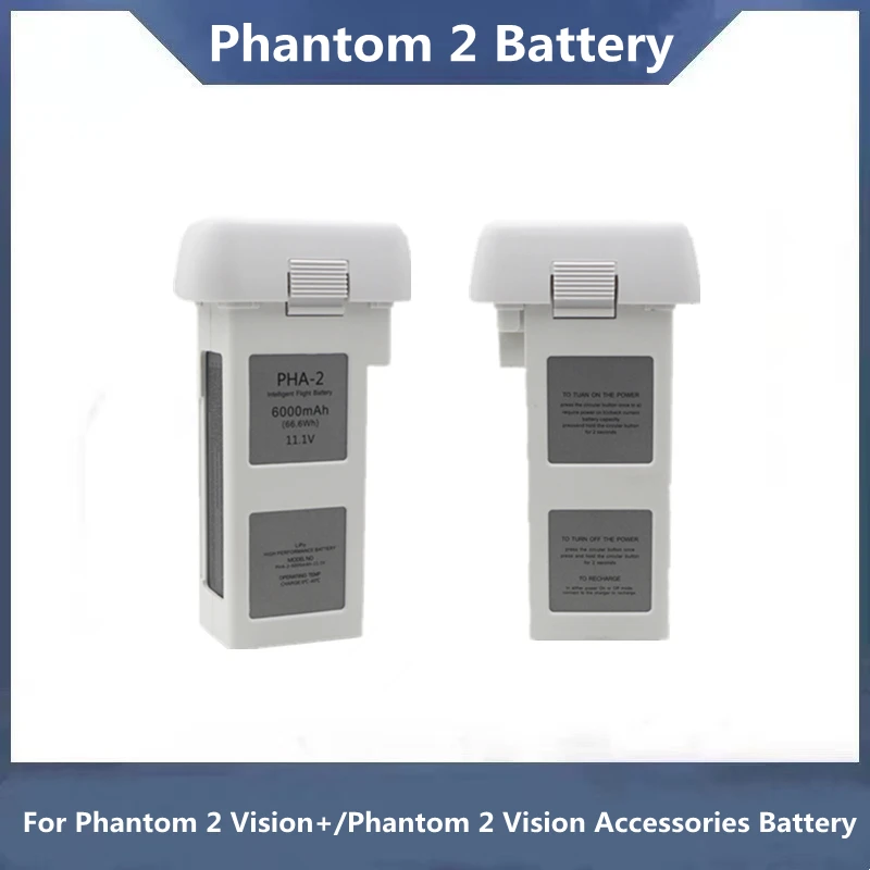 Pre Phantom 2 Vision+ batéria Vysoko kapacita 6000 mAh batérií kompatibilné Phantom 2 Vision/Vision+ Series Drone Accessorie