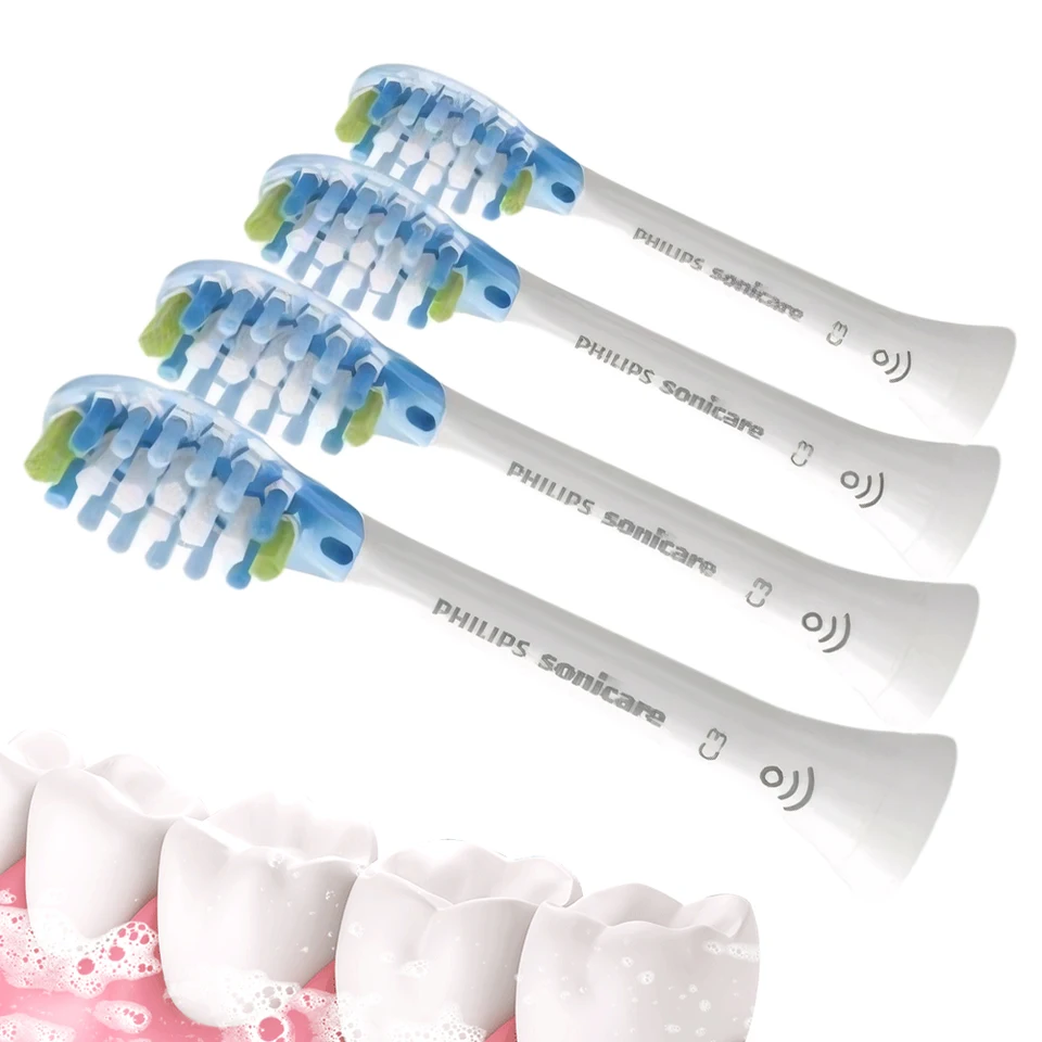 Pre Philips Sonicare C3 4 ks zubná kefka Náhradné hlavy zubnej kefky Elektrická zubná kefka hlava Plequ