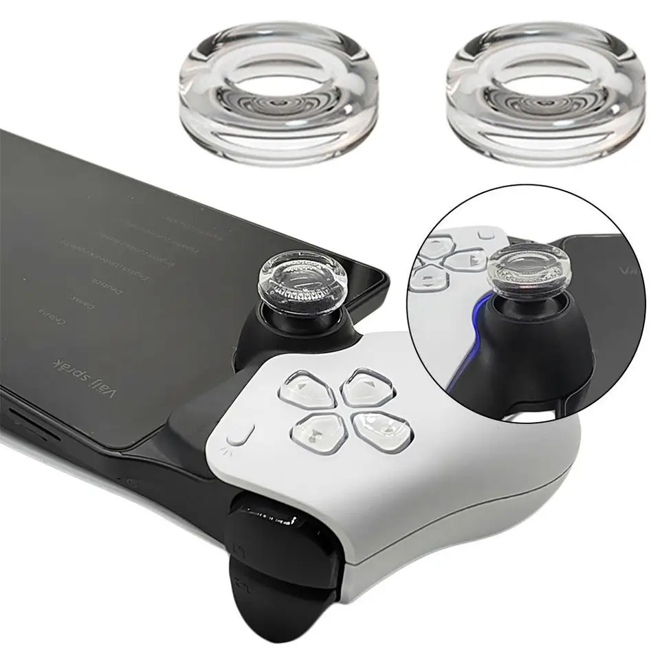 Pre PlayStation Portal Rocker Cap Liquid Silikone Transparent Game Coverler Cover Stick Trp Ar Grip Rocker Caps 1Pair
