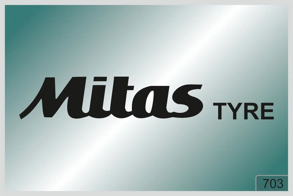 Pre pneumatiky MITAS -2. nálepky vysokokvalitné nálepky Rôzne farby 703