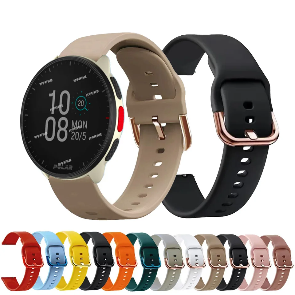 Pre polárny stimulátor Smartwatch Band Silikón 20 mm 22 mm remienok pre polárny Vantage M2 M/Grit X Pro Tian/Ignite 2 3/UNITE Sports Correas