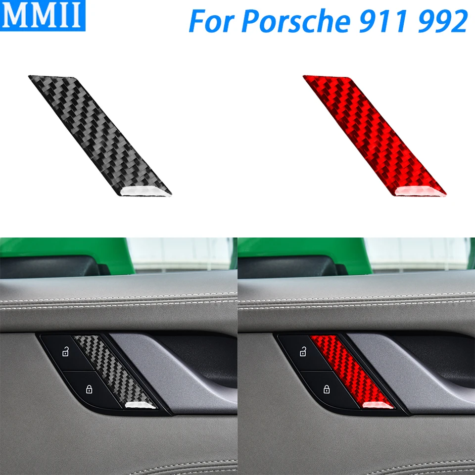 Pre Porsche 911 992 2019-2024 Co-pilot spínač sedadla Panel Panel Panel Cover Cover Interior dekorácie príslušenstvo príslušenstvo