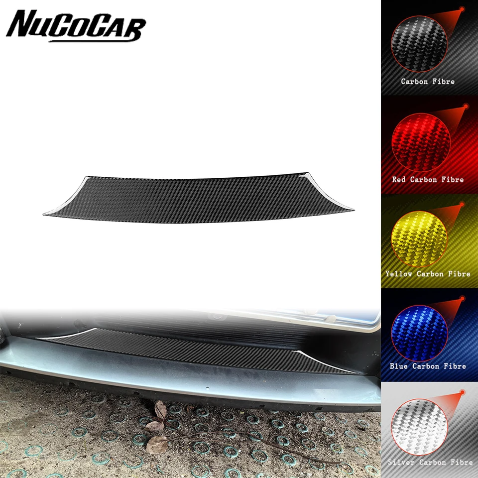 Pre Porsche 911 992 2019-2024 Uhlíkové vlákno Stredový nárazník Panel Panel Strip Strip Strip Exteriérový príslušenstvo Dekoratívne nálepky