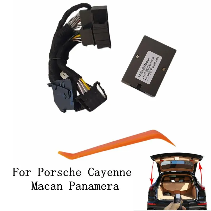 Pre Porsche Cayenne Macan Panamera Key Ovládanie elektrického spínača Modul Trunk zatvorte diaľkové ovládanie