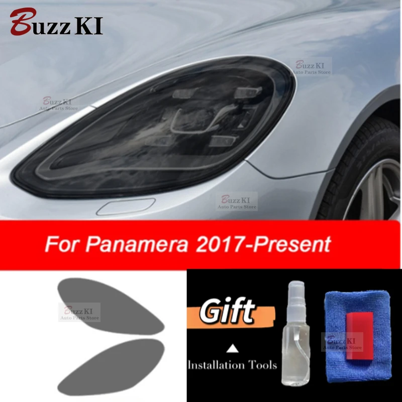 Pre Porsche Panamera 970 971 2014-On Accessories Ochranný film CAR OCHRANA BLACK TPU TRUSPArent Anti-Scratch Sticker