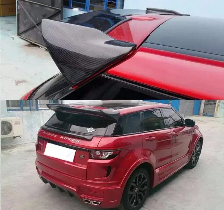Pre pozemný Range Rover Evoque 2011 2012 2013 2014 2015 2016 2017 Real Carbon Fiber Wing Lip Tail Tail Trunk Spoiler AC Tode Body Kit
