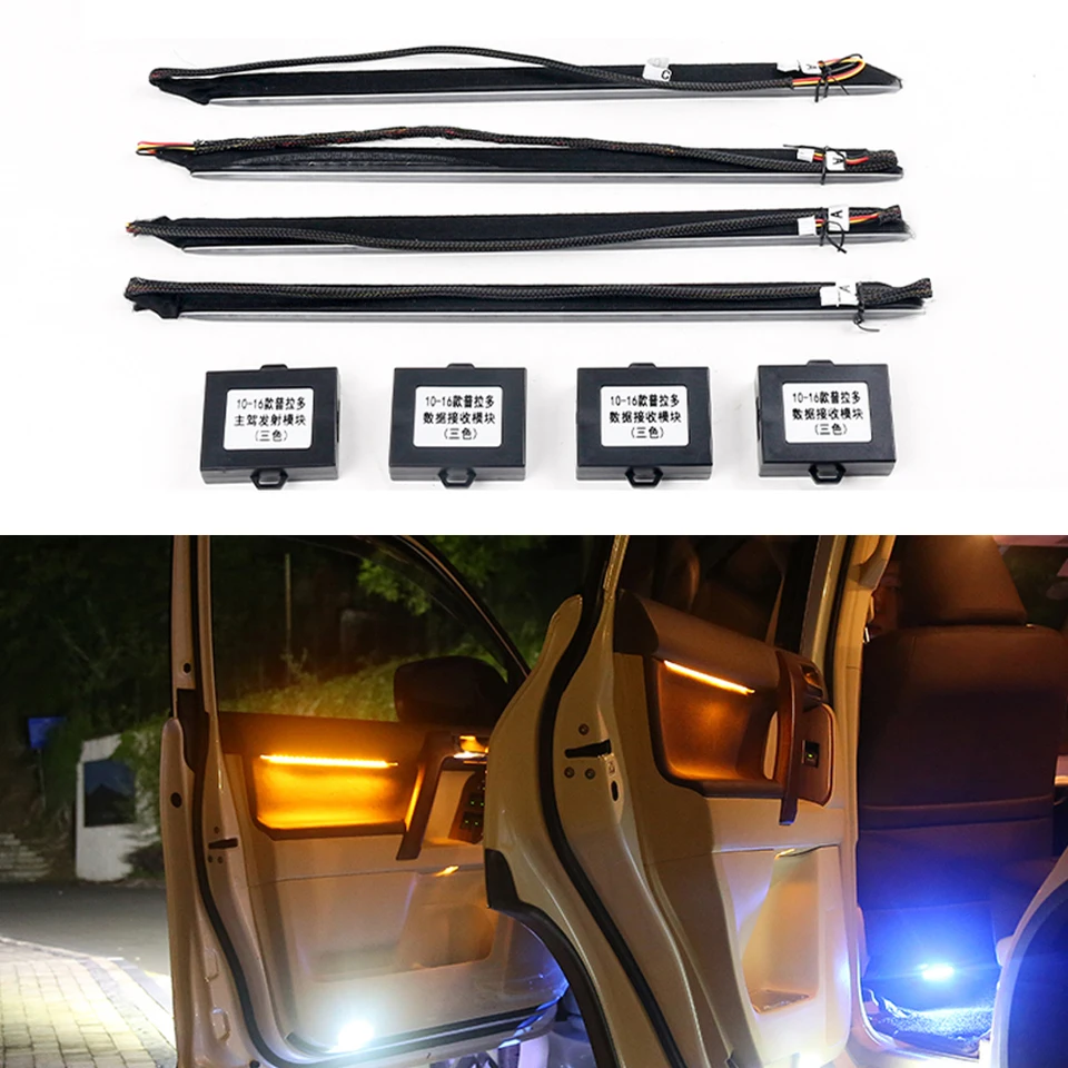 Pre prado interiér 3 farby Atmosféra Light lampa pre Toyota Land Cruiser Prado 2010-2021