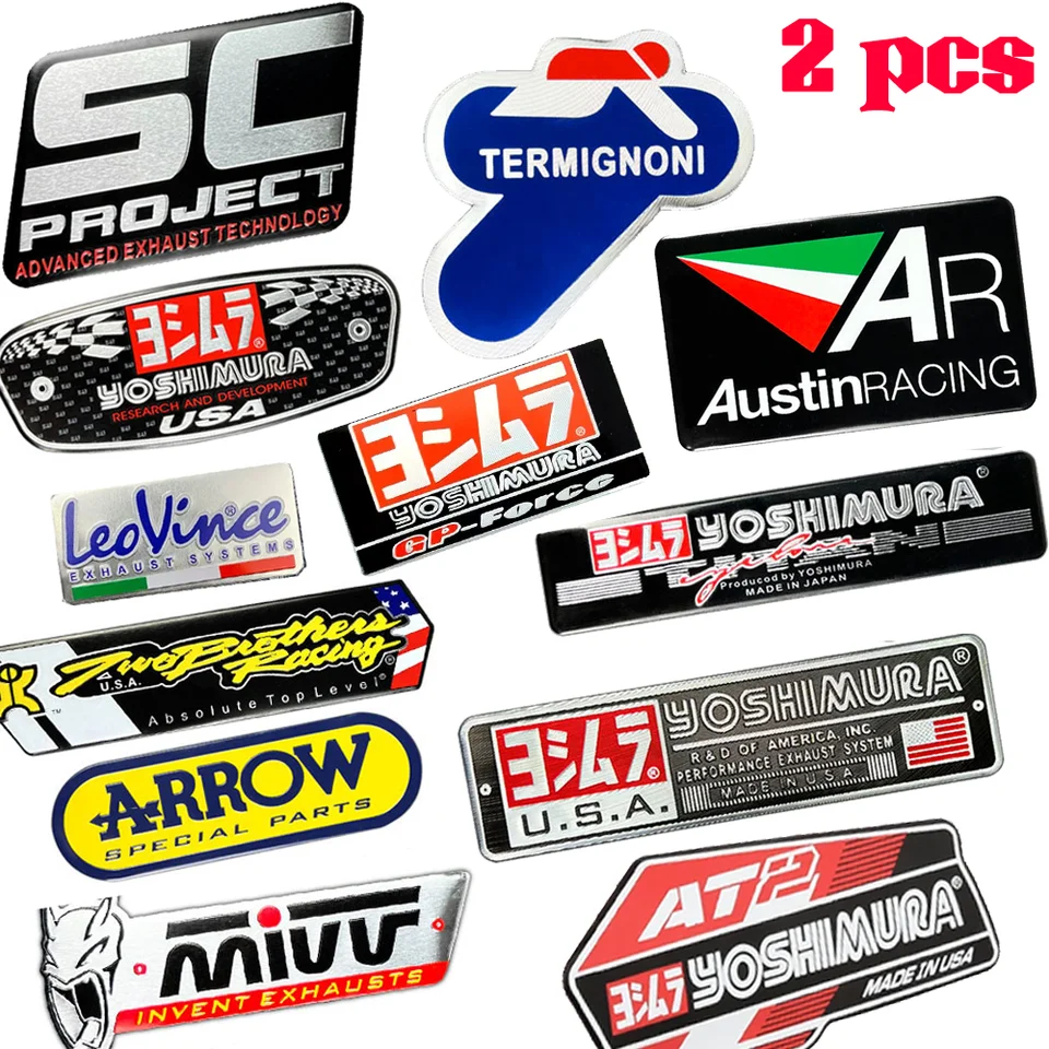 Pre projekt Yoshimura Termignoni SC projekt Austin Racing Leovince Arrow MIVV Dvaja bratia výfukových nálepiek Motorové príslušenstvo nálepky