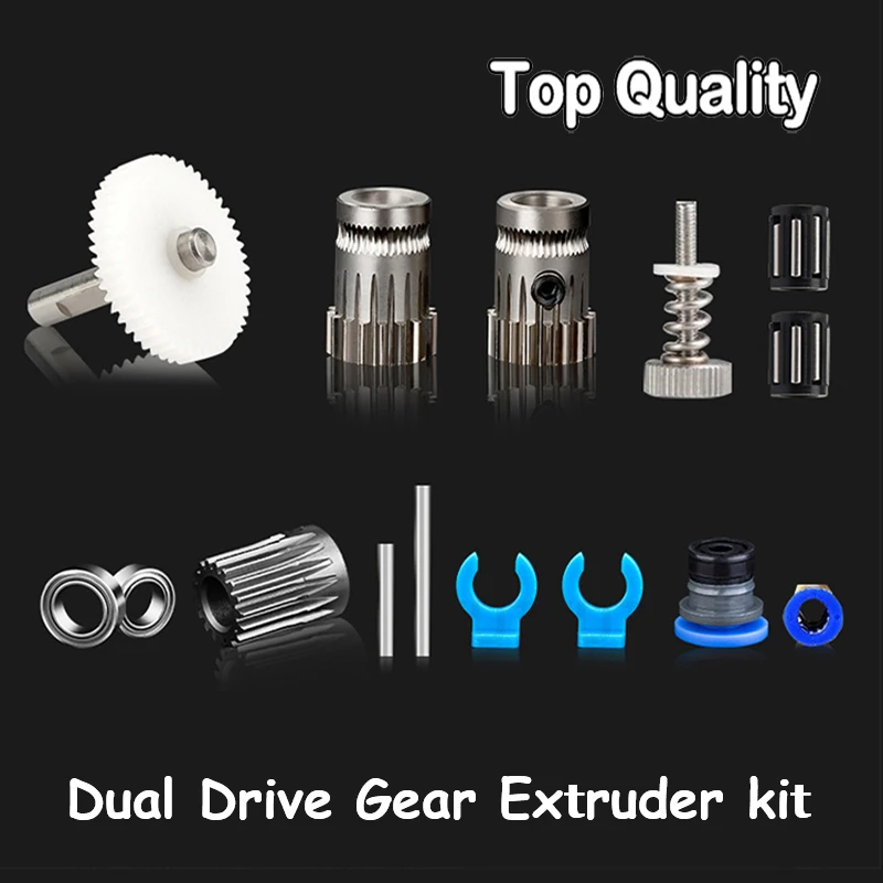 Pre Prusa DIY Bowden Direct Extruder Dual Hrip Con Gear Conser Ocel Upgrader Extruder Extruder Kit pre BMG Extruder Kit
