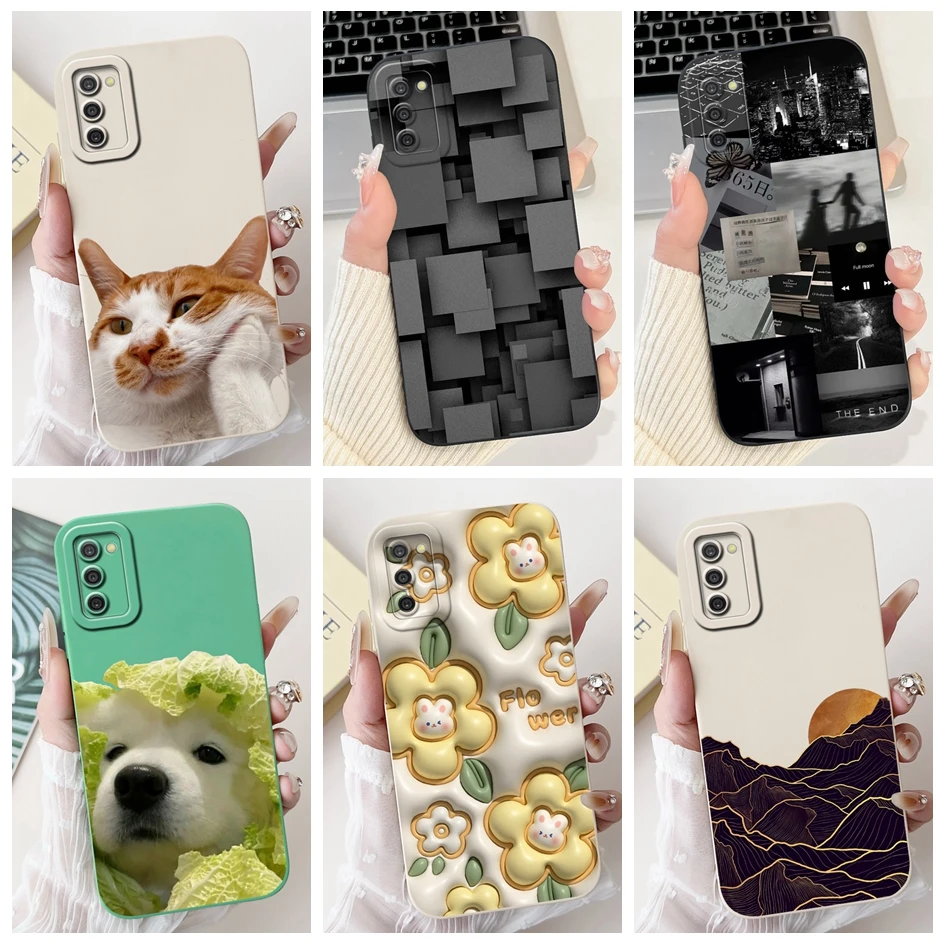 Pre prípad Case A03S Samsung Galaxy A02S Case A03S SM-A025F SM-A037F SOCKOPPROUD BUMPRE BUMPR LUXURY SILICON PASE na Samsung M02S FONDA