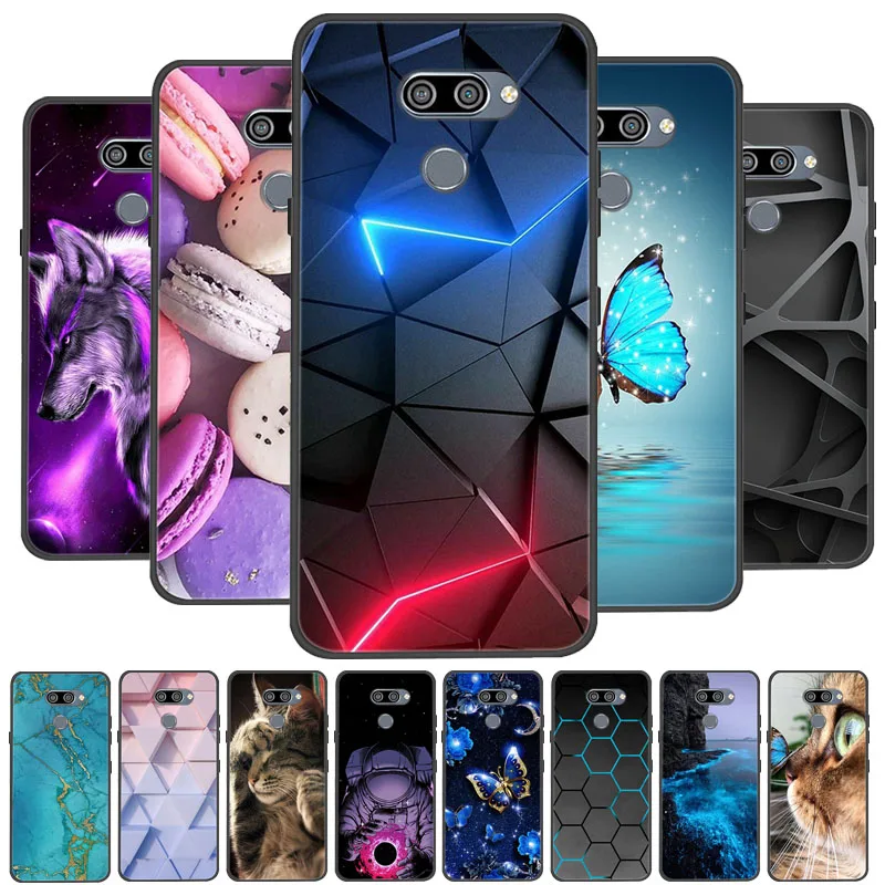 Pre prípad LG Q60 K50 Q 60 Silikónový mäkký TPU Zadný puzdro pre LG K50 TELEFÓN PANECE pre LG Q60 LGK50 K 50 LGQ60 Ochranné nárazník Coque Coque