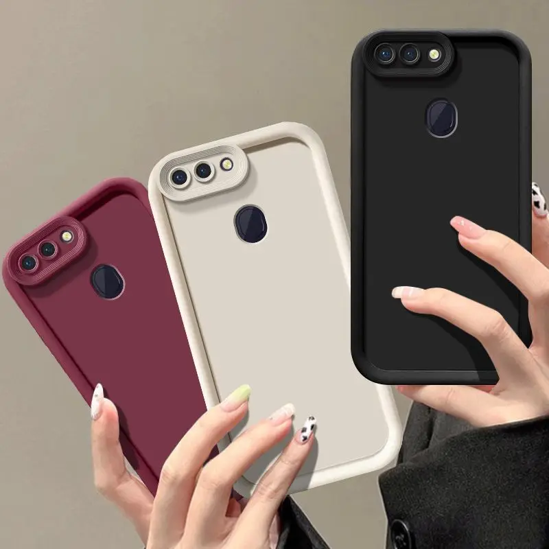 Pre prípad OPPO R11S pre OPPO R15 PRO R11 A7X F9 PRO A5S A12 S A11K PASE CELL BALTAT MATTE ANTI DRIP Soft Soft Cover