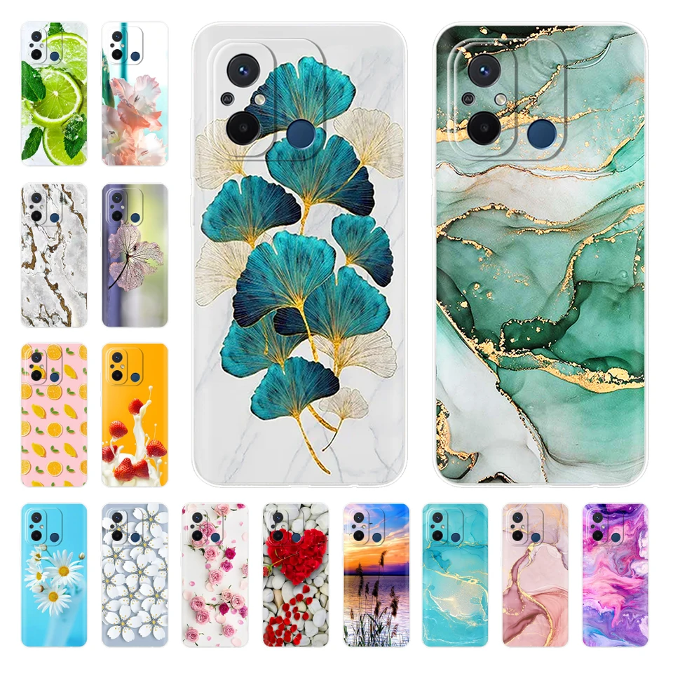 Pre prípad Redmi 12C Clear Silikone Soft Soft Chatk Case pre Xiaomi Redmi 12C Cover Fundas Bumper Redmi12c Redmi 11a 12 C 6.71 ”