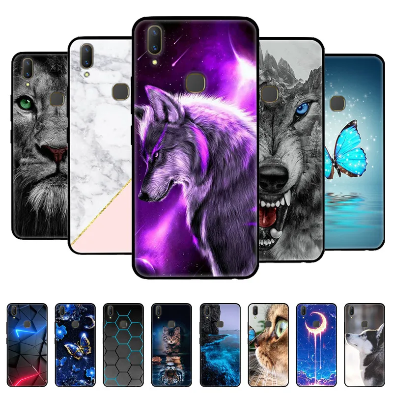 Pre prípad Vivo Y85 1723 V9 Silikon Back Cover Telefón Puzdro pre Vivo V9 Mládežnícke prípady Soft -nárazník pre Vivo 1727 1726 Fundas