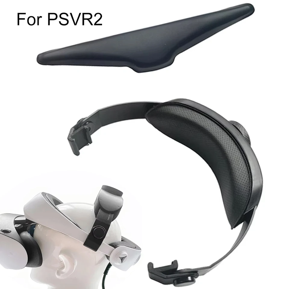 Pre PS VR2 slúchadla podložky predného zadného zadného zadného zadného zadného nastaviteľného čelenky s horným polkruhom pre PSVR2 VR náhlavná súprava Comfort na čelo PAD VR príslušenstvo VR
